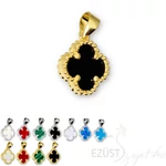 Színes Szirmú Virág, Lóhere Medál (több színben)