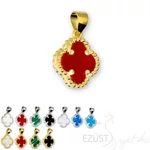 Színes Szirmú Virág, Lóhere Medál (több színben)