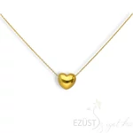 Nagy Szív Aranyozott Nyaklánc