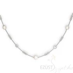 Hármas Gyöngy Díszes Nyaklánc