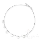Csillag Szív Ezüst Gyöngyös Nyakék