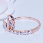 Kép 2/2 - pillangós rose gold gyűrű