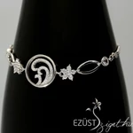 Kép 2/2 - Fodros Hullámok Fénylő Karlánc