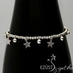 Kép 2/2 - Ezüst Gyöngyös Csillagos Karlánc