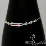 Kép 2/2 - Szivárvány Színes Köves Karlánc