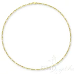 Kép 1/3 - Aranyozott Ezüst Modern Nyaklánc - unisex