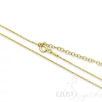 Kép 3/4 - Aranyozott Fénylő Anker Nyaklánc (40+5 cm)