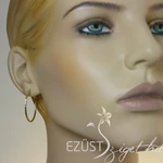 Kép 4/5 - Szikrázó vésett mintás arany karika fülbevaló (32 mm)