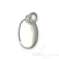 Ovális Medál Szívvel