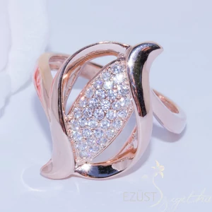 nagy rose gold gyűrű