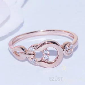Karikák Rose Gold Gyűrű