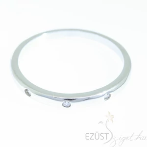 ezüst köves gyűrű