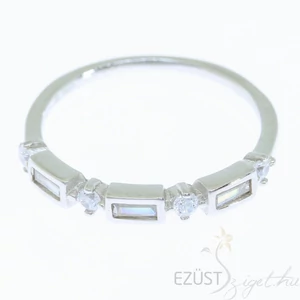 ezüst köves gyűrű