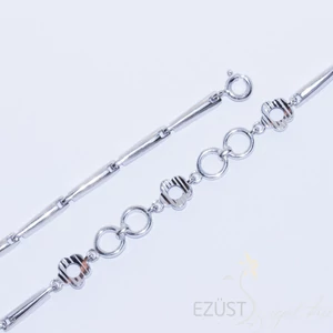 Virágos Csiszolt Karkötő