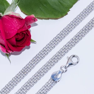 vastag ezüst karkötő