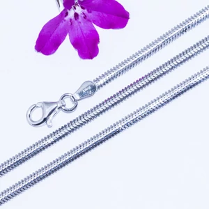 lapított ezüst karkötő