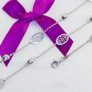 Áttört Virág Mintás Karlánc