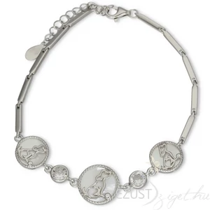 Kutyás Kagylóbetétes Karkötő