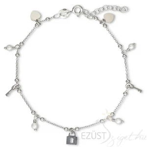 Szívem Kulcsa Gyöngyös Karkötő