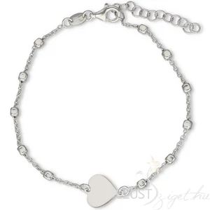 Szív Medálos Karkötő Kocka Szemekkel