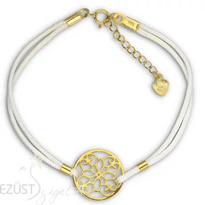 Aranyozott Mandala Zsinóros Karkötő