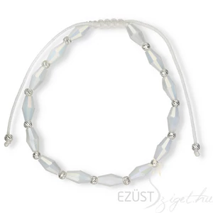 Hosszúkás Gyöngyös Órakísérő (Fehér)