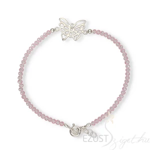Nagy Pillangós Gyöngyös Órakísérő (Rózsaszín)