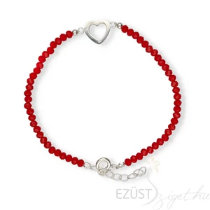 Letisztult Szív Gyöngyös Órakísérő (Piros)