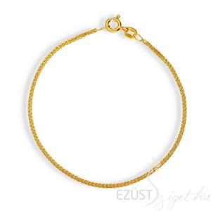 Fonott Barbara Aranyozott Karlánc - (több méretben) 