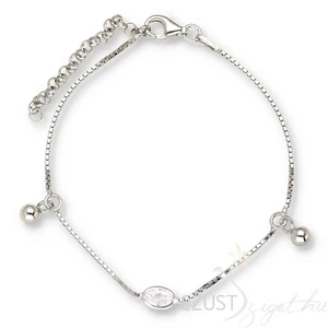 Függő Ezüst Gyöngyös Velencei Kocka Karlánc