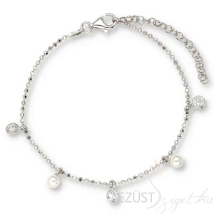 Ezüst Gyöngyharmat Karlánc