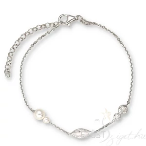 Dupla Gyöngyös és Köves Szilvamag Karlánc