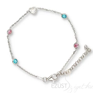 Színes Szíves Karlánc