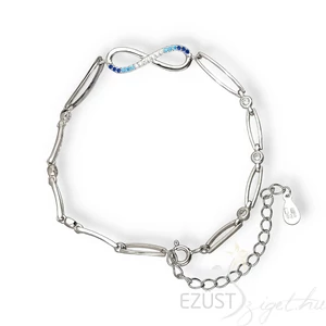 Kék Köves Szikrázó Végtelen Karlánc