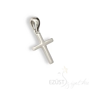 Egyszerű Ezüst Kereszt Medál