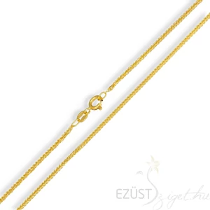 Fonott Barbara Aranyozott Nyaklánc - vékony (több méretben) 