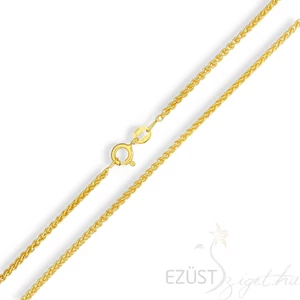 Fonott Barbara Aranyozott Nyaklánc - középvastag (több méretben) 