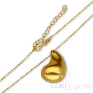 Könnycsepp "Teardrop" Aranyozott Nyakék