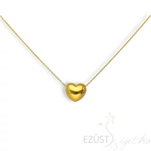 Nagy Szív Aranyozott Nyaklánc