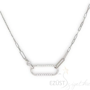 Divatos Ovális Díszes Nyaklánc