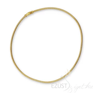 Rugalmas Kígyó Aranyozott Ezüst Nyakék