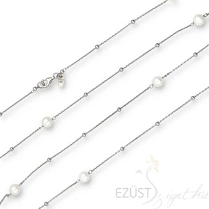 Extra Hosszú Gyöngy Díszes Nyakék