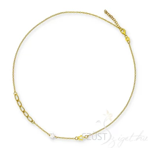 Csillag Kagyló Vagány Nyakék - aranyozott