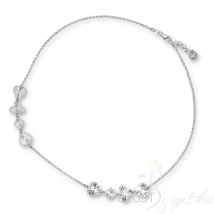 Póker Mintás Ezüst Nyakék