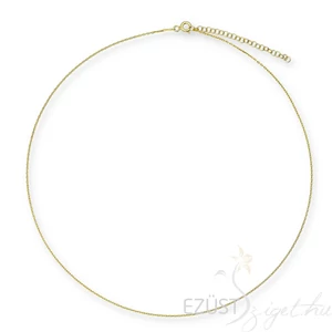 Aranyozott Fénylő Anker Nyaklánc (40+5 cm)