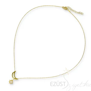 Különleges Csillag és Hold Aranyozott Nyakék