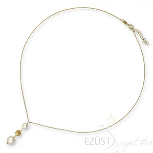 Elegáns Gyöngy Díszes Aranyozott Nyakék