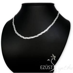 Három Szálas Fonott Laplánc 4mm