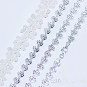 indák ezüst nyakék