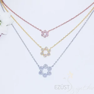 "Virágocskák" Három Színű, Három Soros Nyakék